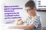 Sfaturi practice pentru organizarea eficientă a programului de meditații online pentru copilul tău